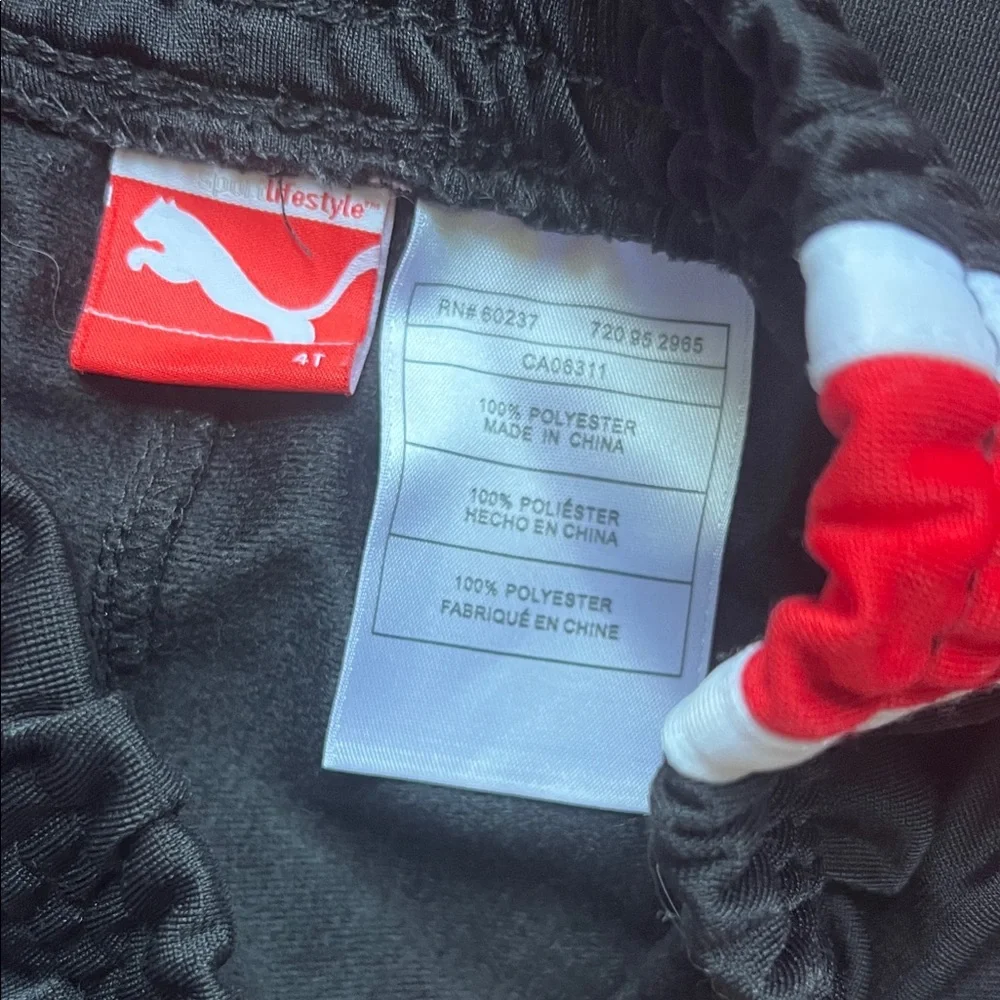 Red and Black Puma 4T Tracksuit - Picture 3 of 4